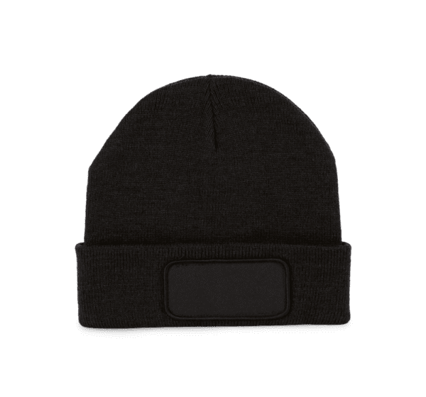 Recycelte Mütze mit Patch KP890