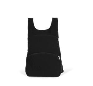 Recycelter Rucksack mit Anti-Diebstahlschutz-Tasche auf der Rückseite KI5101