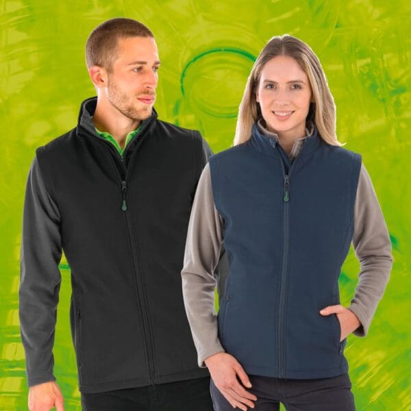 Recycelter Softshell-Bodywarmer für Herren R902M