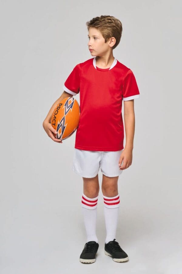 Rugby-Trikot mit kurzen Ärmeln für Kinder PA4028
