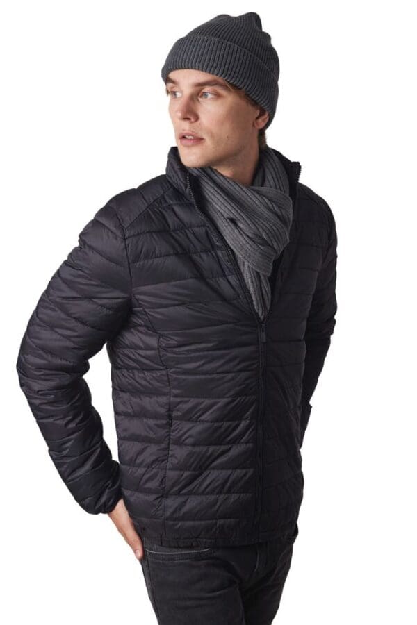 Schal aus Rippstrick KP957