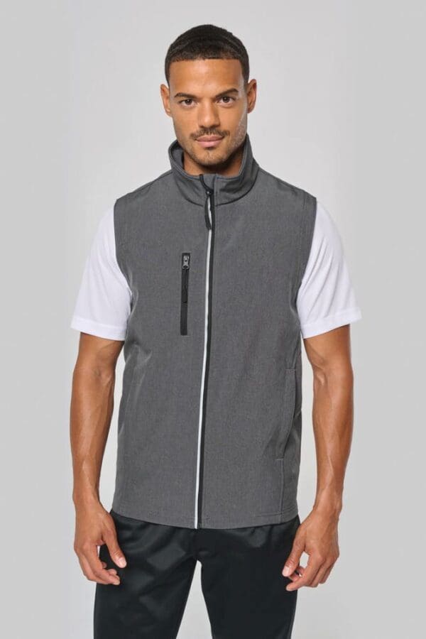Softshelljacke mit abnehmbaren Ärmeln PA323