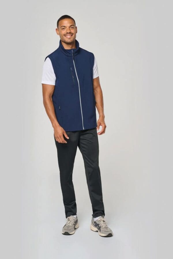 Softshelljacke mit abnehmbaren Ärmeln PA323