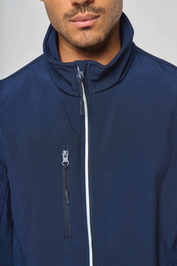 Softshelljacke mit abnehmbaren Ärmeln PA323