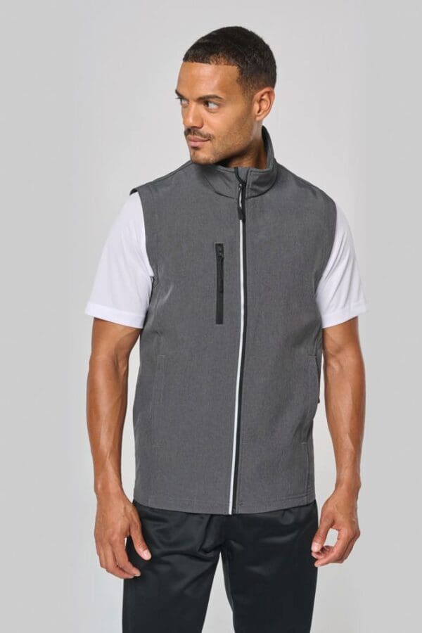 Softshelljacke mit abnehmbaren Ärmeln PA323