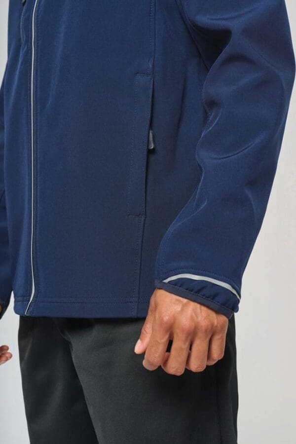 Softshelljacke mit abnehmbaren Ärmeln PA323