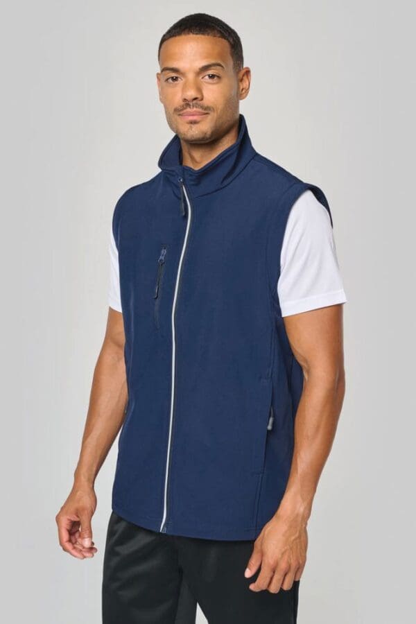 Softshelljacke mit abnehmbaren Ärmeln PA323