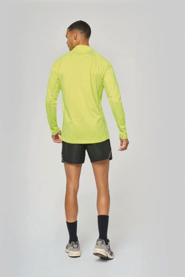 Sporttop mit langen Ärmeln ¼ Zip für Herren PA335