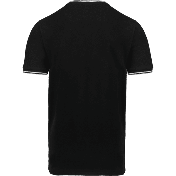 T-Shirt aus Piqué-Trikot mit V-Ausschnitt für Herren K374
