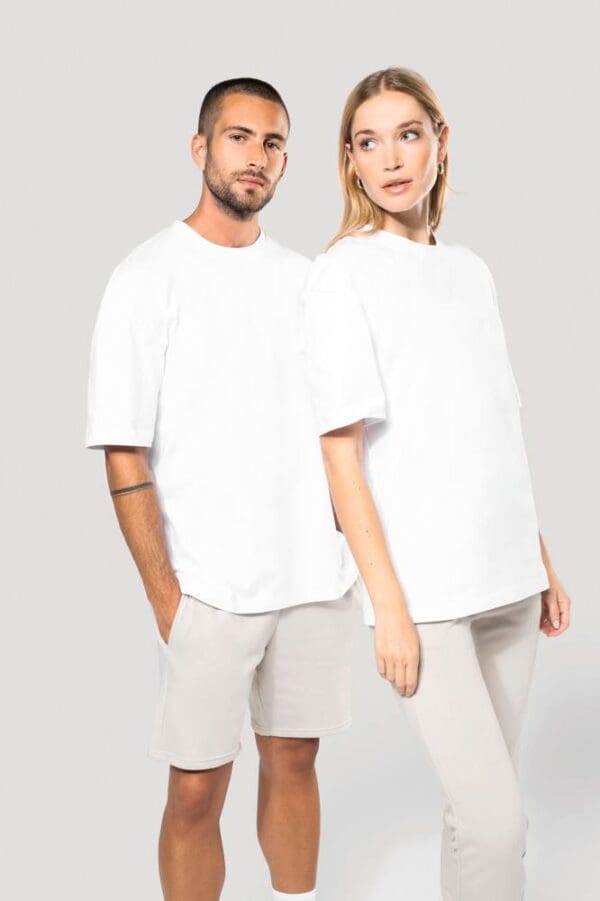 T-Shirt mit kurzen Ärmeln, Unisex, Oversize K3008