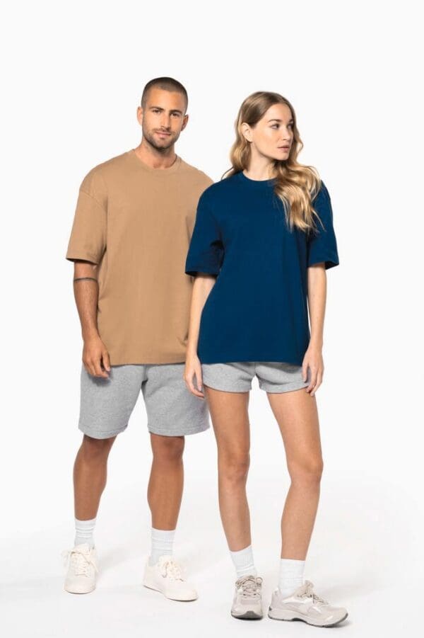 T-Shirt mit kurzen Ärmeln, Unisex, Oversize K3008