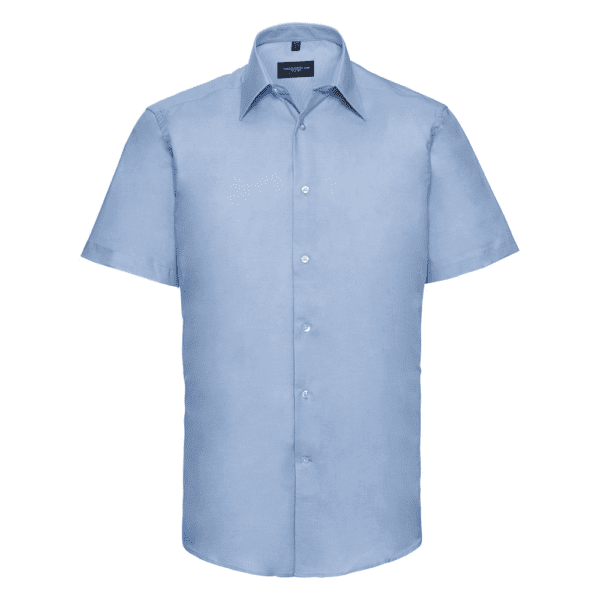 Tailliertes Oxford Hemd -⁠ Kurzarm RU923M