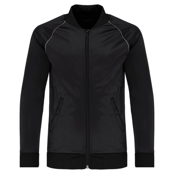 Trainingsjacke mit Reißverschluss und Paspel für Kinder PA385