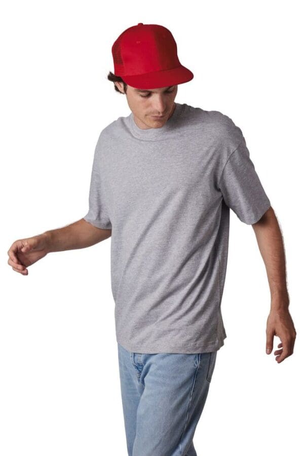 Trucker-Cap - 6-Panels-Kappe, Flachschirm KP113