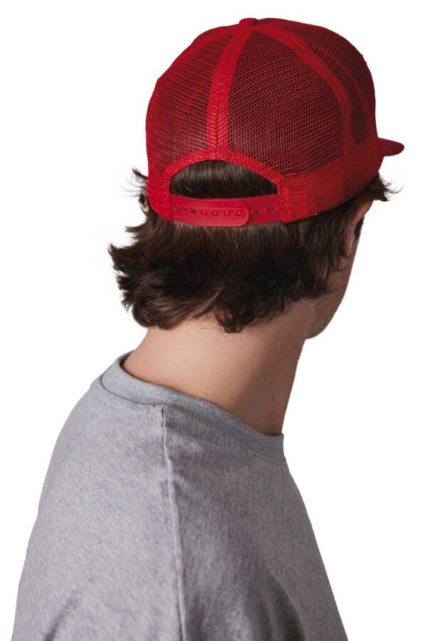 Trucker-Cap - 6-Panels-Kappe, Flachschirm KP113