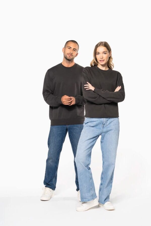 Umweltfreundliches Sweatshirt mit Rundhalsausschnitt