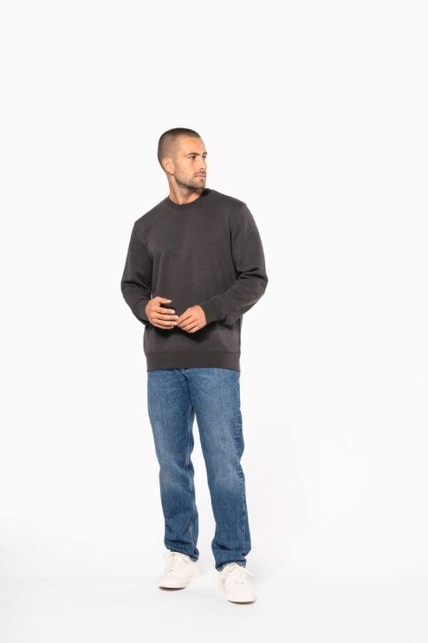 Umweltfreundliches Sweatshirt mit Rundhalsausschnitt