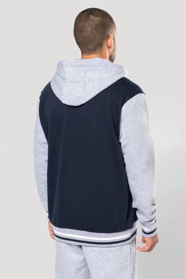 Unisex College Jacke mit Kapuze K4003
