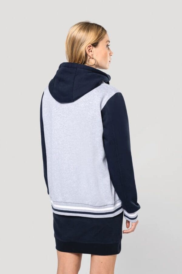Unisex College Jacke mit Kapuze K4003
