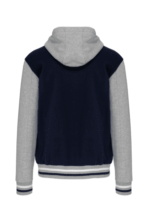 Unisex College Jacke mit Kapuze K4003