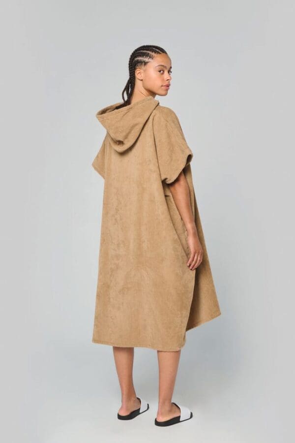 Unisex-Frottee-Poncho mit Kapuze PA581