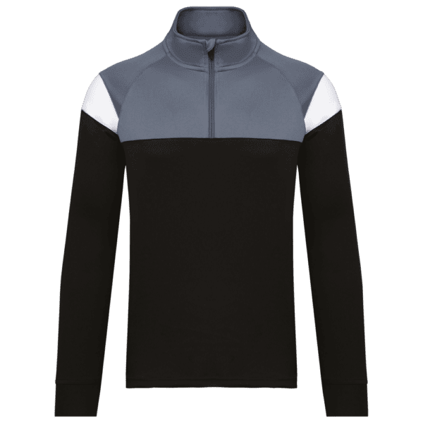 Unisex Trainings-Sweatshirt mit 1/4 Reißverschluss PA387