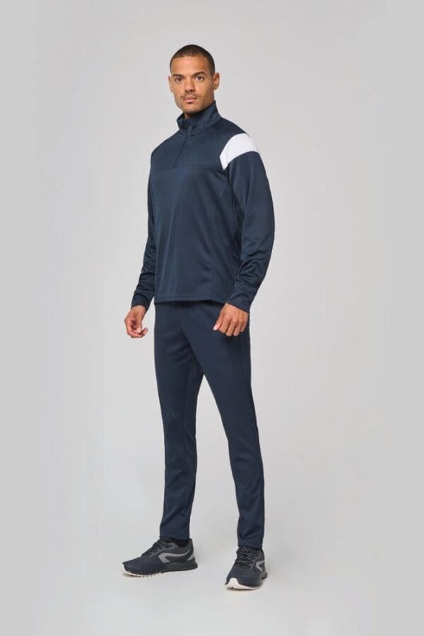 Unisex Trainings-Sweatshirt mit 1/4 Reißverschluss PA387