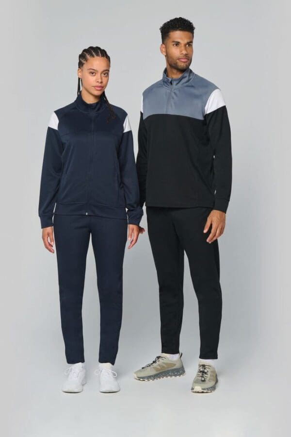 Unisex Trainings-Sweatshirt mit 1/4 Reißverschluss PA387