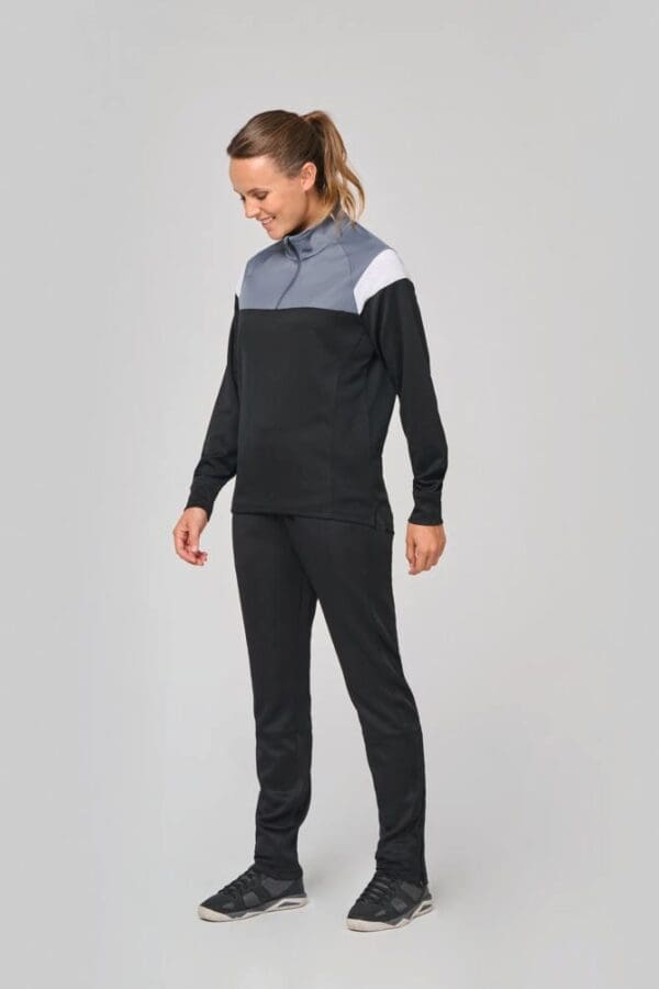 Unisex Trainings-Sweatshirt mit 1/4 Reißverschluss PA387