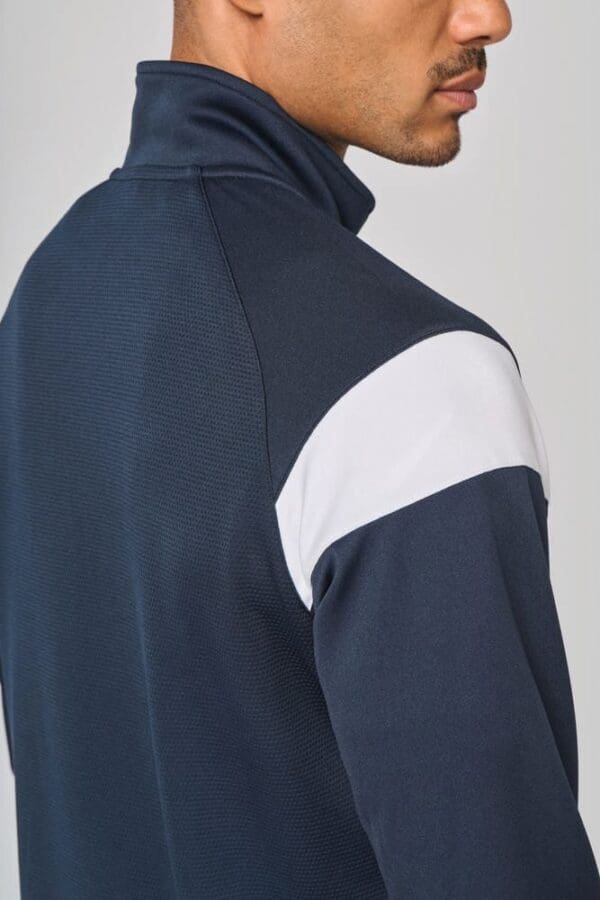 Unisex Trainings-Sweatshirt mit 1/4 Reißverschluss PA387