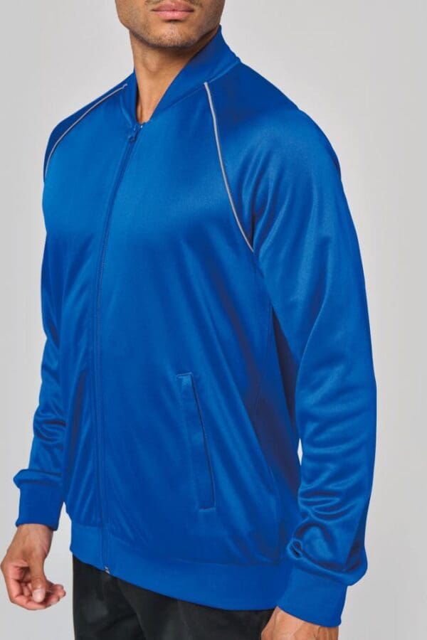 Unisex-Trainingsjacke mit Reißverschluss und Paspel PA384