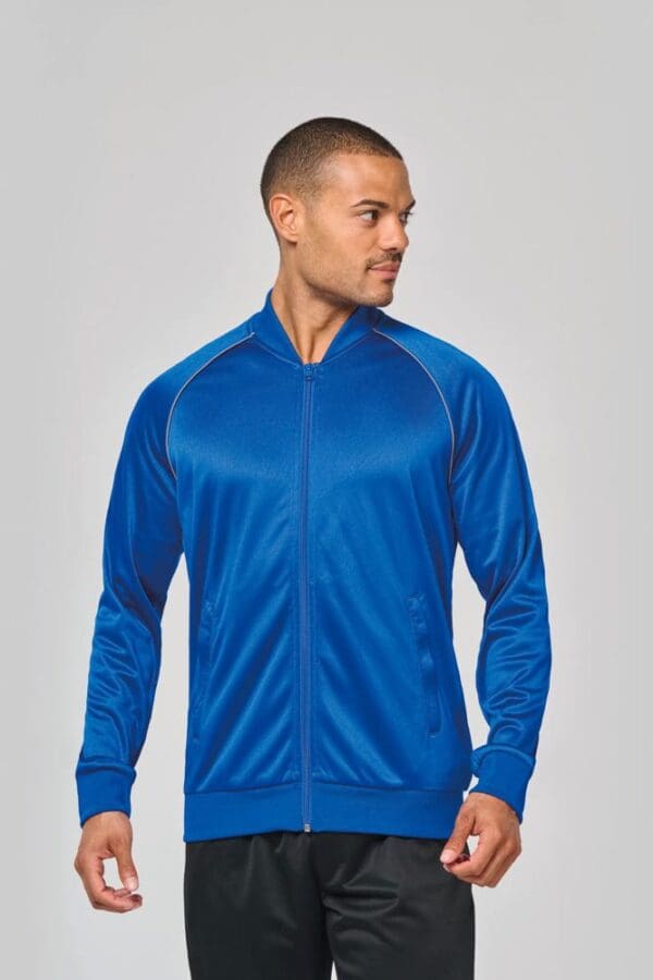 Unisex-Trainingsjacke mit Reißverschluss und Paspel PA384
