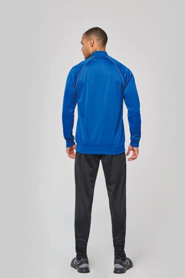 Unisex-Trainingsjacke mit Reißverschluss und Paspel PA384