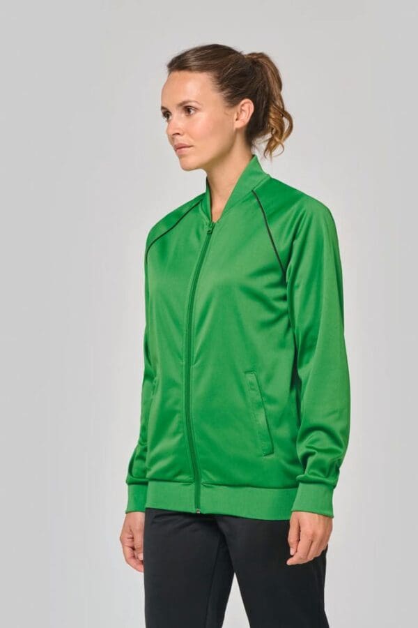 Unisex-Trainingsjacke mit Reißverschluss und Paspel PA384