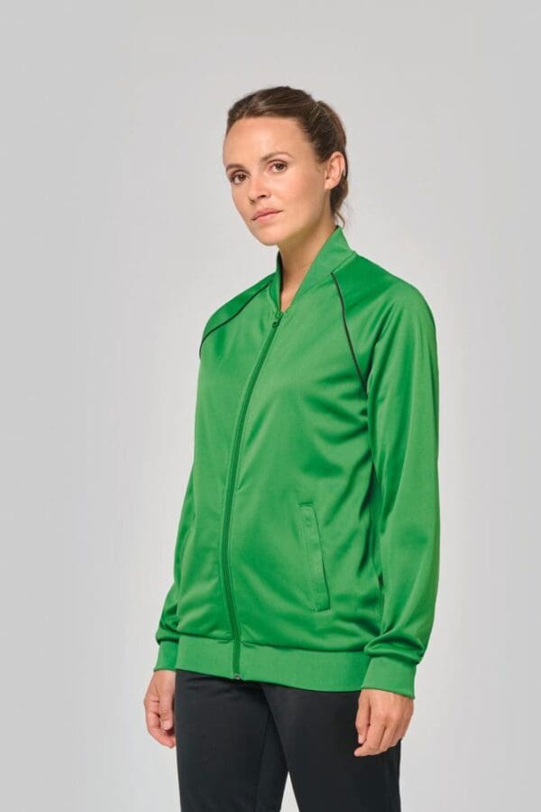 Unisex-Trainingsjacke mit Reißverschluss und Paspel PA384