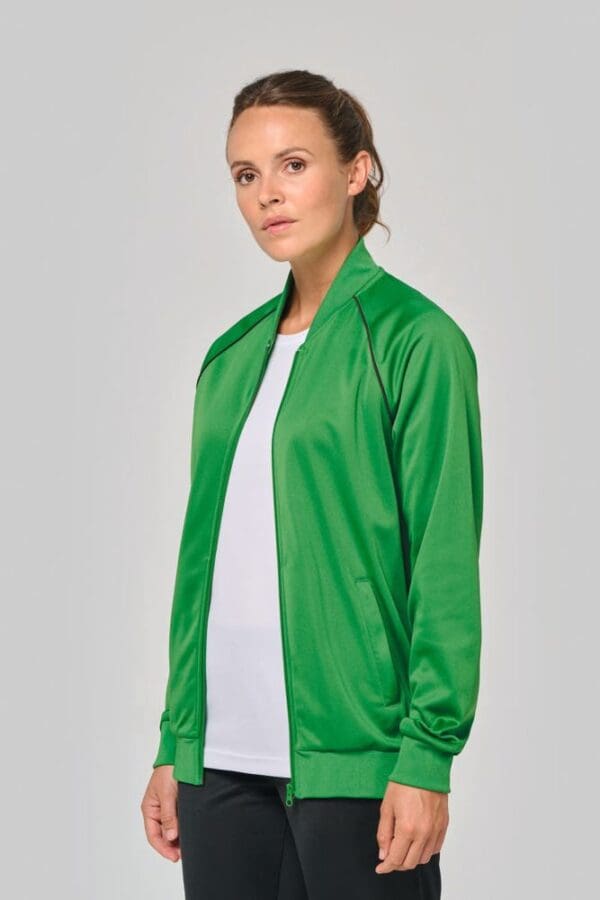 Unisex-Trainingsjacke mit Reißverschluss und Paspel PA384