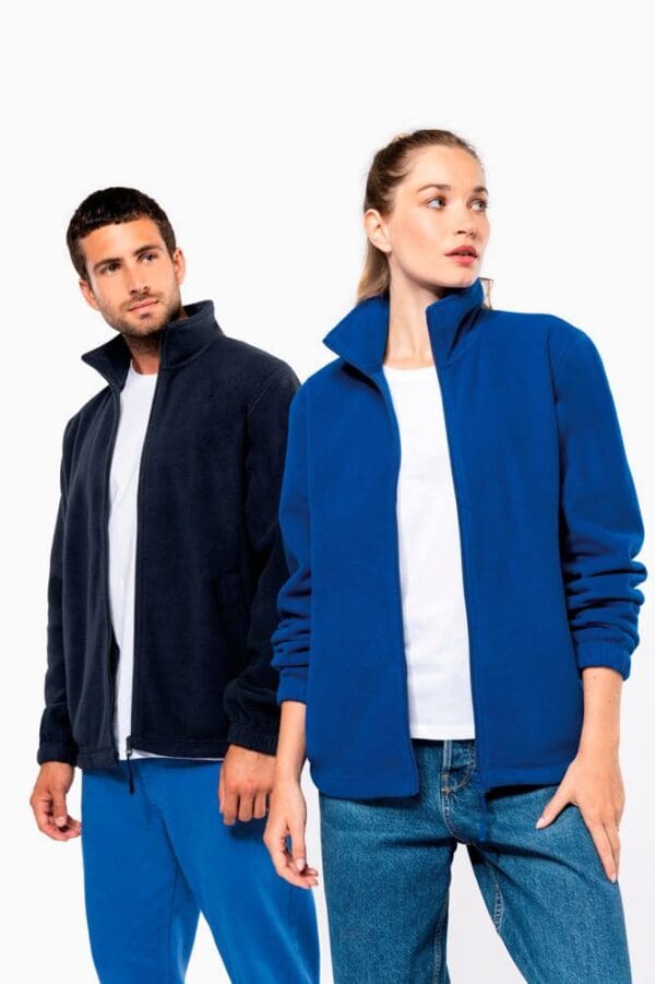 Verstellbare Fleecejacke mit elastischen Ärmelbündchen K940