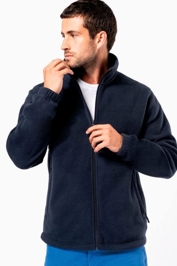 Verstellbare Fleecejacke mit elastischen Ärmelbündchen K940