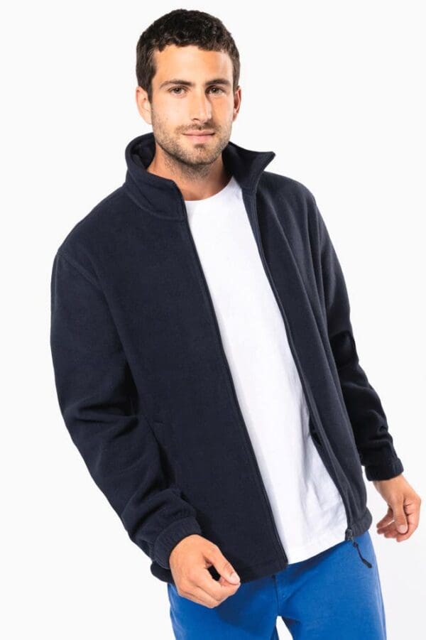 Verstellbare Fleecejacke mit elastischen Ärmelbündchen K940