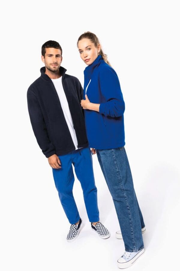 Verstellbare Fleecejacke mit elastischen Ärmelbündchen K940