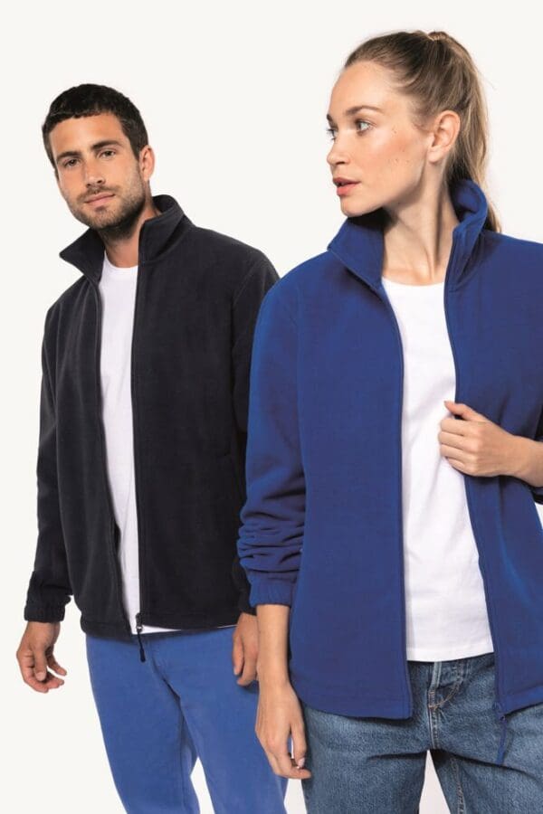 Verstellbare Fleecejacke mit elastischen Ärmelbündchen K940