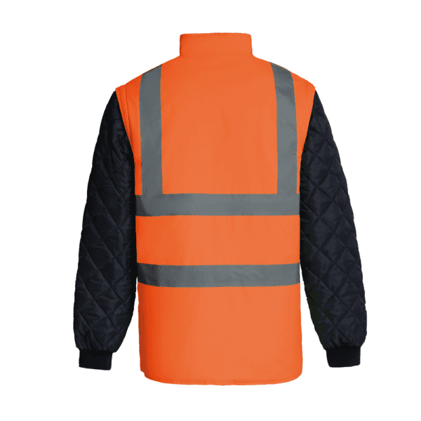 Warn-Steppjacke mit abnehmbaren Ärmeln YHV008SL