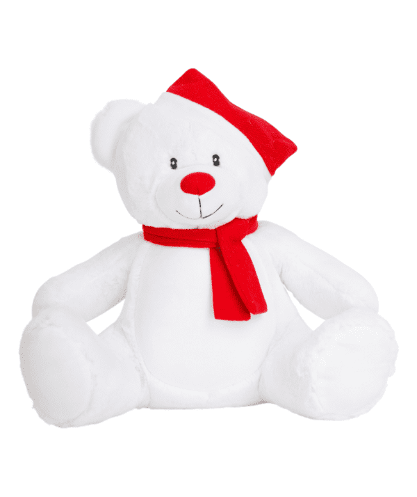 Weihnachts-Plüschbär mit Reißverschluss MM573