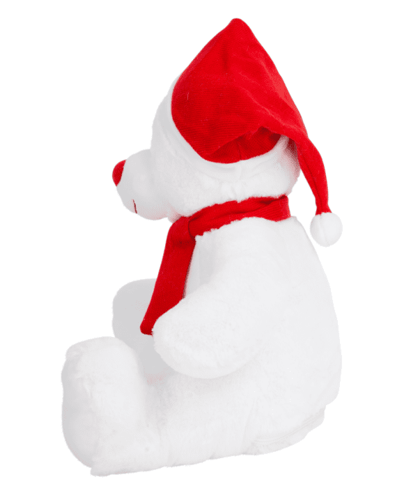 Weihnachts-Plüschbär mit Reißverschluss MM573