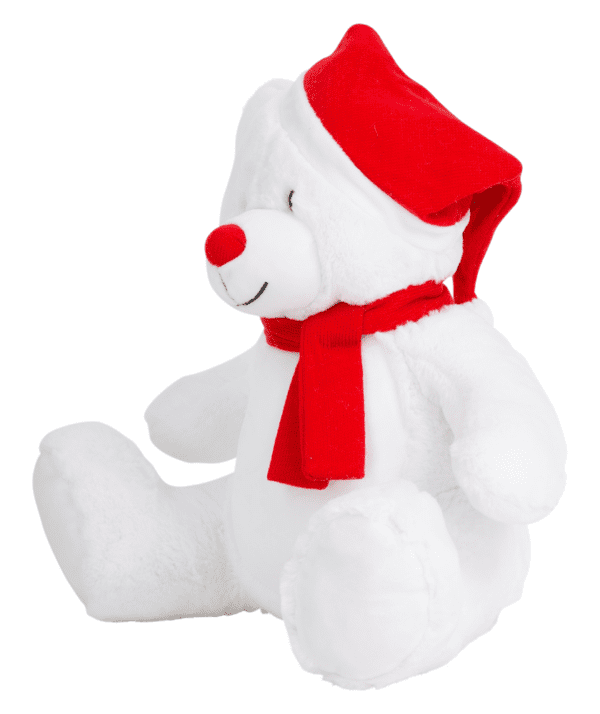 Weihnachts-Plüschbär mit Reißverschluss MM573