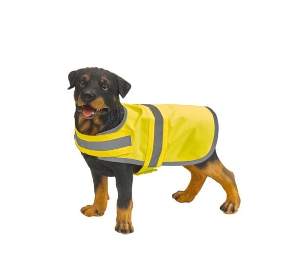 YOKO Hundeweste in Warnfarbe YHVDW15