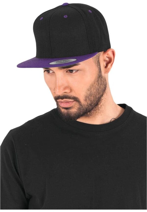 Zweifarbige Classic Snapback Cap FL6089MT