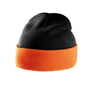 Zweifarbige Mütze mit Umschlag KP514