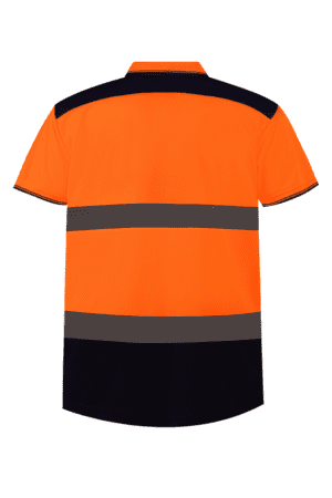 Zweifarbiges HiViz-Polohemd YHVJ220