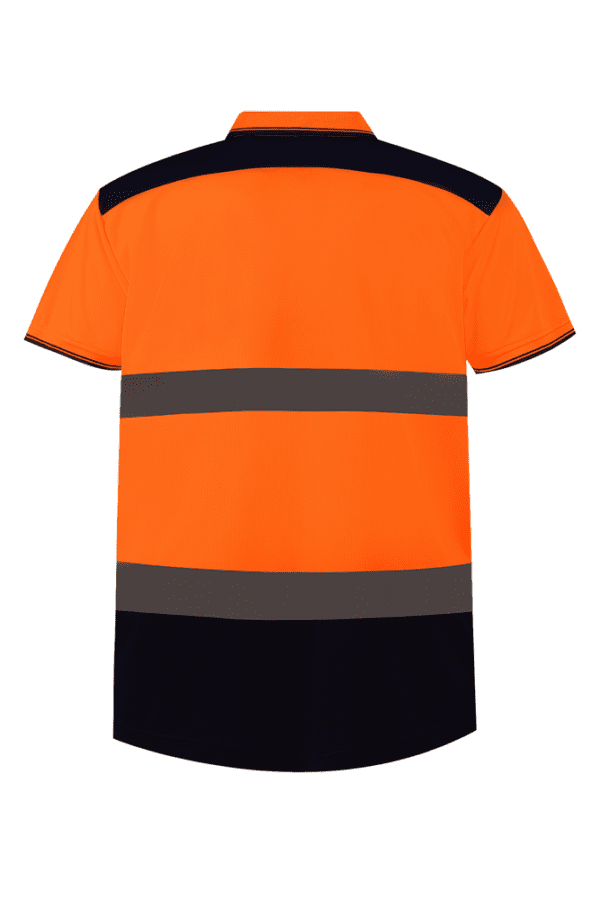 Zweifarbiges HiViz-Polohemd YHVJ220